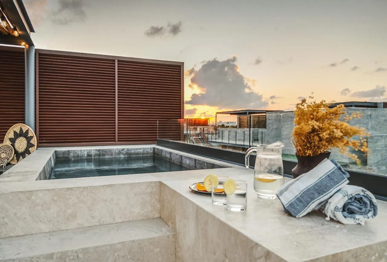 מלון Luxury 2Br Penthouse Tulum Private Pool Cenote בית הארחה