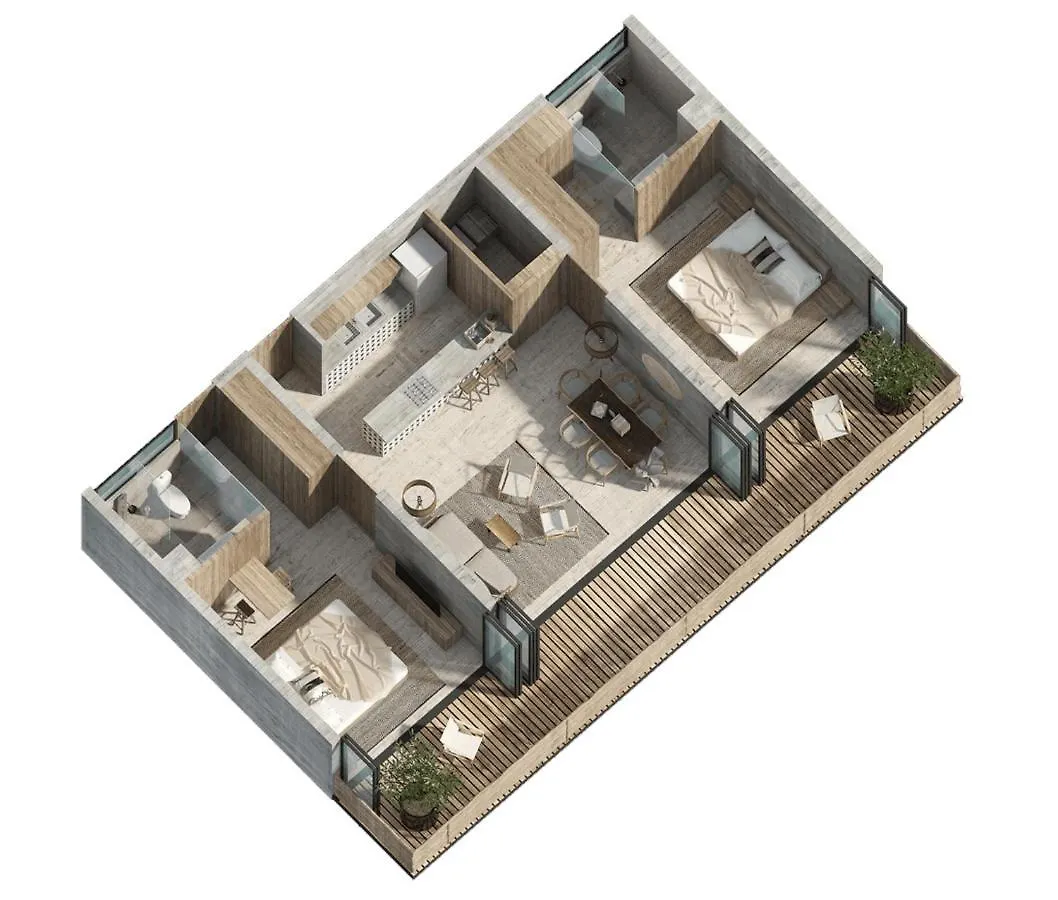 מלון Luxury 2Br Penthouse Tulum Private Pool Cenote מקסיקו