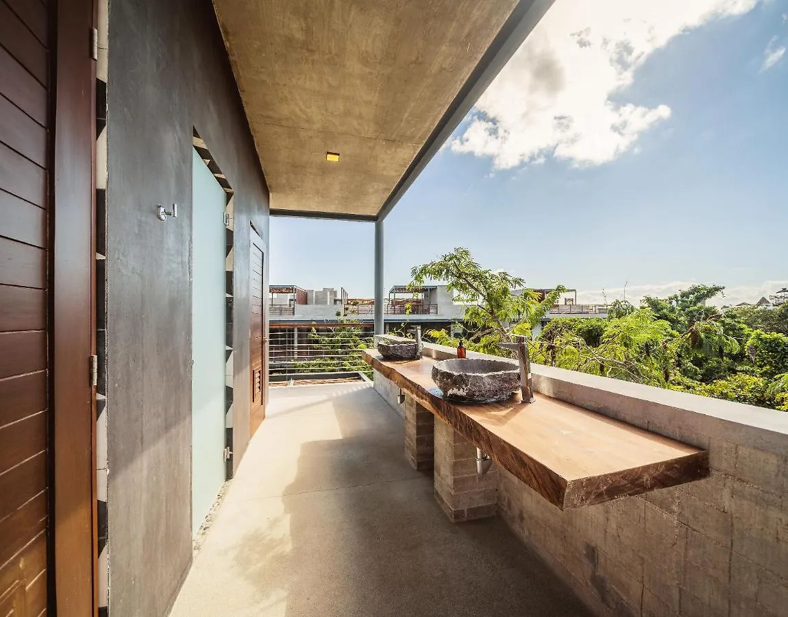 בית הארחה מלון Luxury 2Br Penthouse Tulum Private Pool Cenote מקסיקו