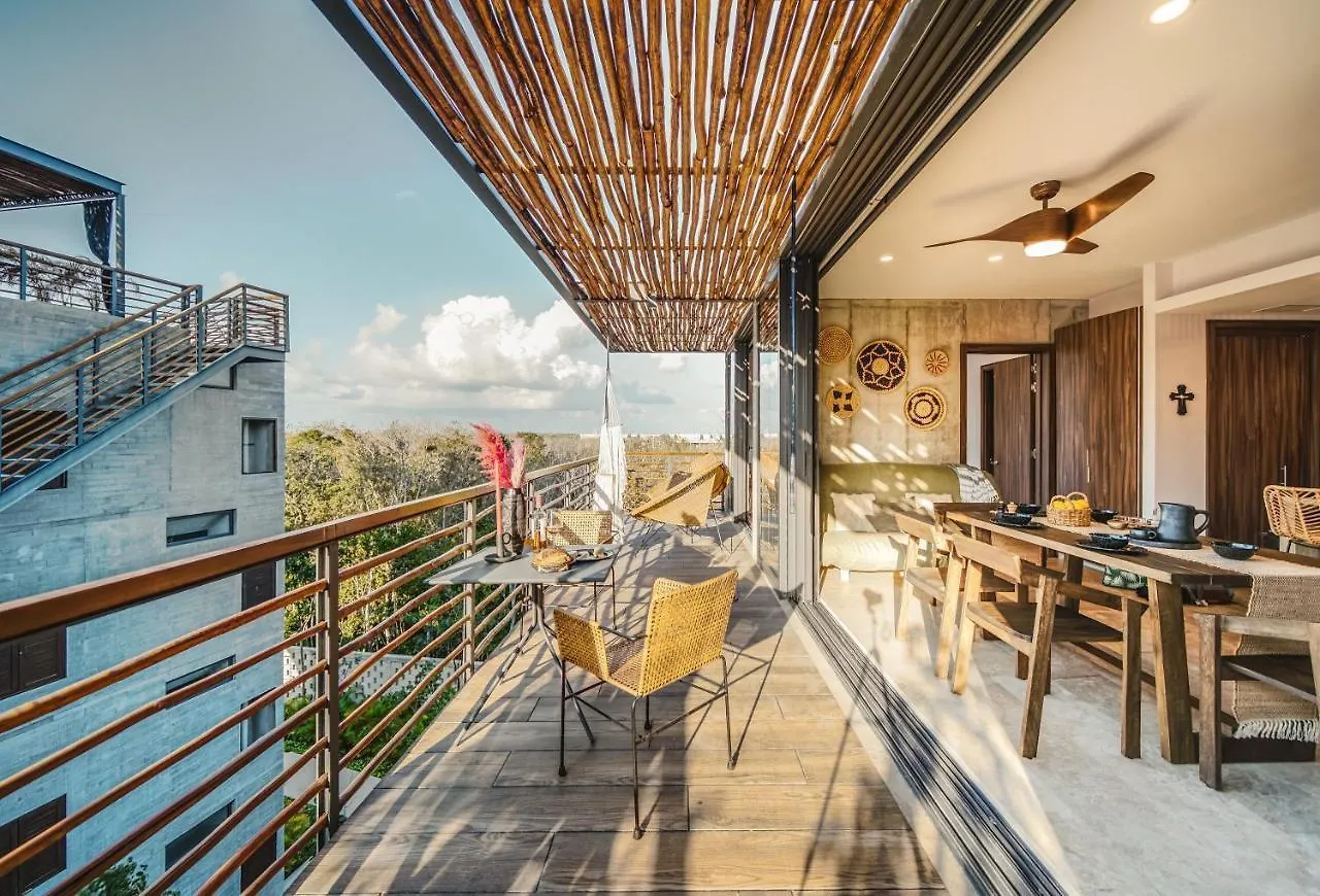 בית הארחה מלון Luxury 2Br Penthouse Tulum Private Pool Cenote