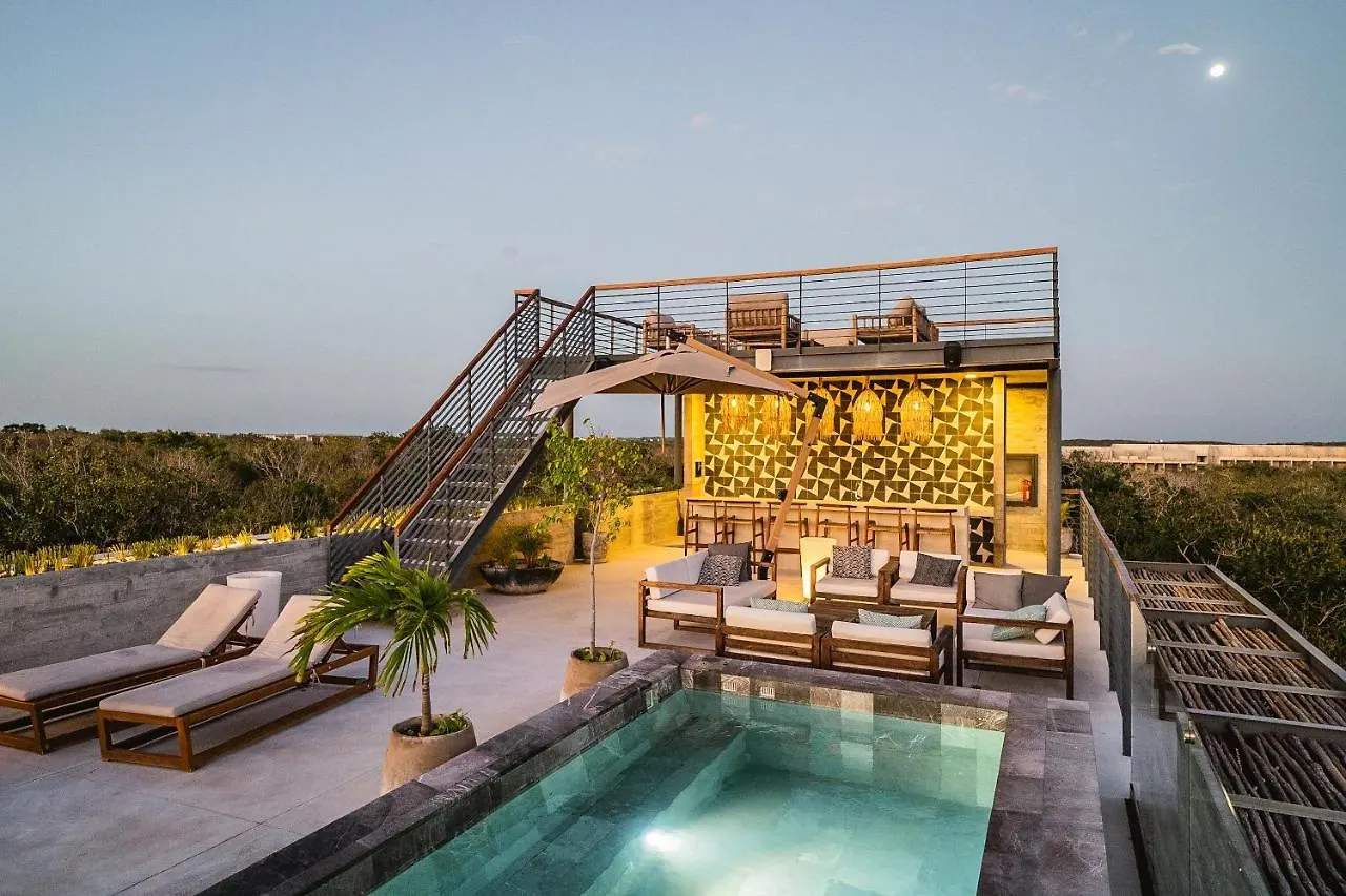 בית הארחה מלון Luxury 2Br Penthouse Tulum Private Pool Cenote