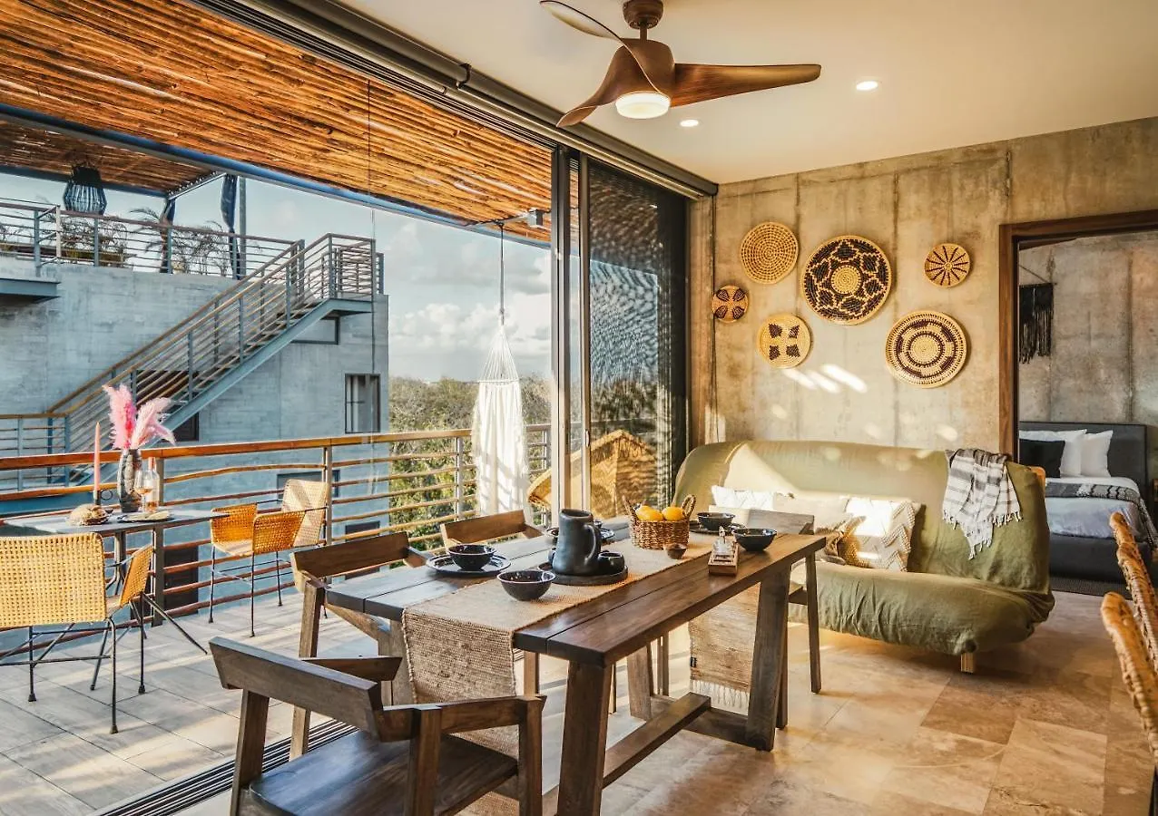 Luxury 2Br Penthouse Tulum Private Pool Cenote 호텔 멕시코