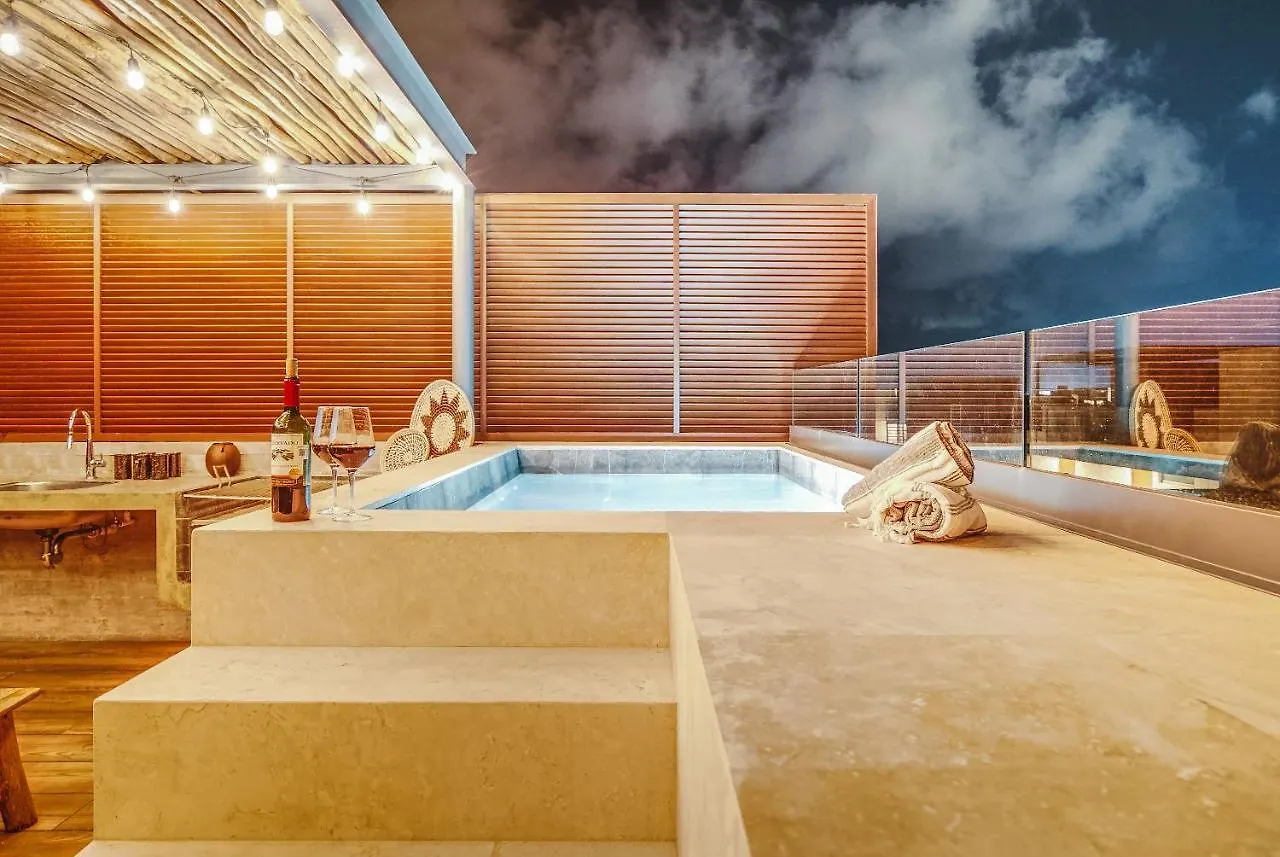게스트하우스 Luxury 2Br Penthouse Tulum Private Pool Cenote 호텔 멕시코
